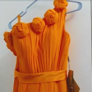 Beautiful 1 shoulder formal dress.